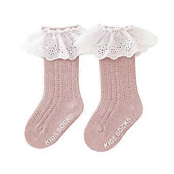 Pair Baby Socks Infant Breathable Ankle Socks Solid Middle