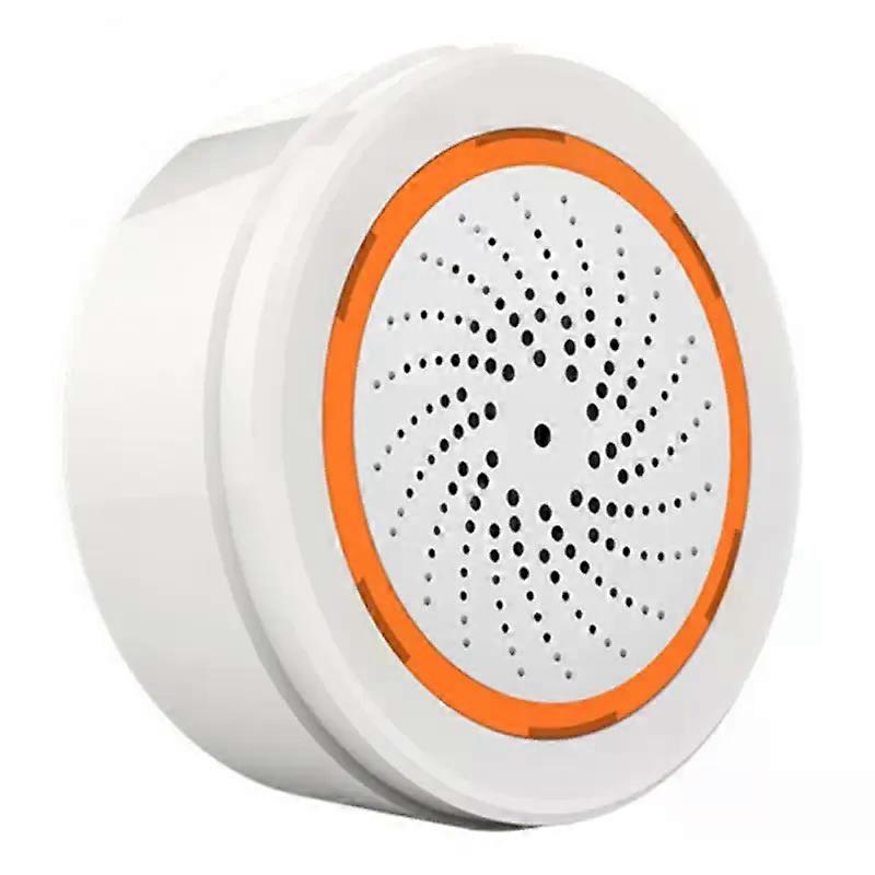 NEO ZigBee Tuya Smart Siren Alarm Sensor 90dB Sound Light Sensor USB Charing 2 In 1 ZigBee Sensor Smart Life Automation Scene