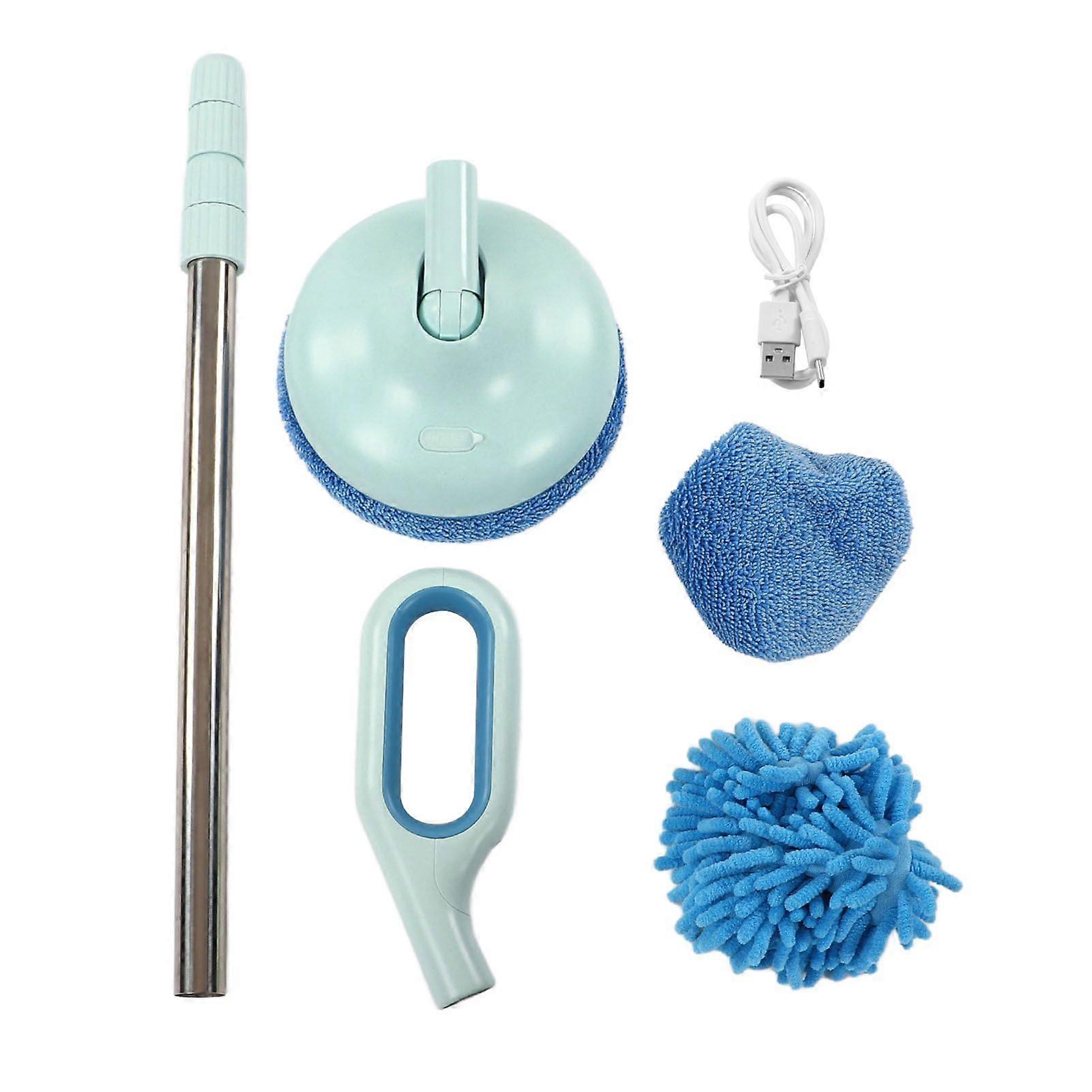 Rechargeable Rotating Waterproof Retractable Electric Window Cleaning Brush