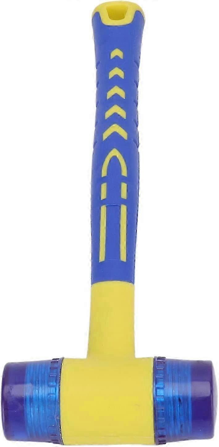 Rubber Hammer,10.6Inch Long Handle Rubber Mallet with Replaceable Head, End Hanging Hole Easy Storge for Furniture Repairing Floor Tiling