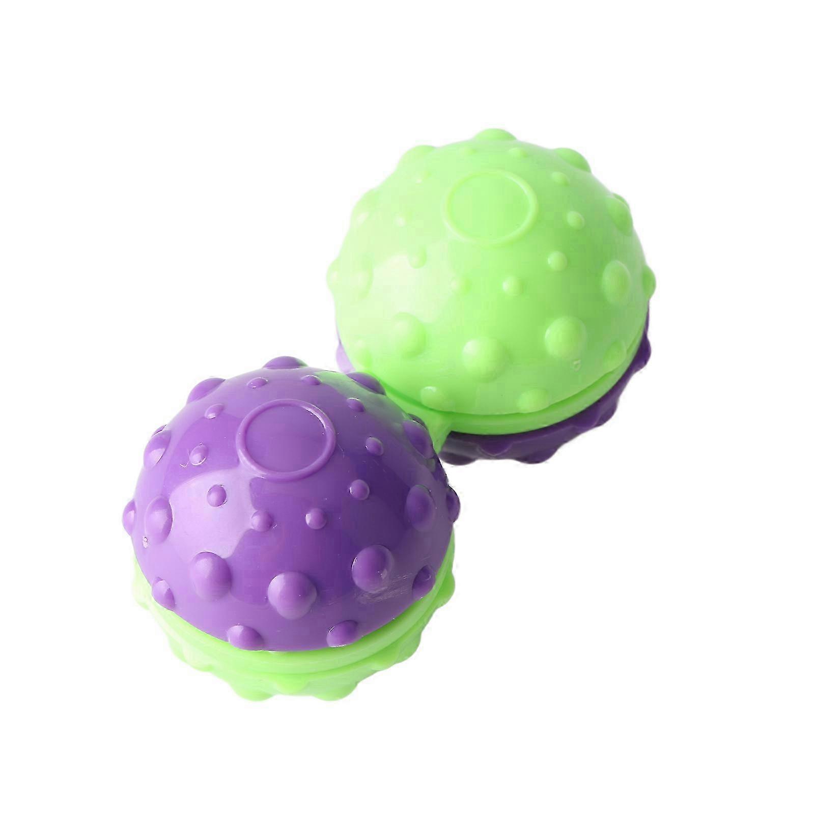 Spiky Rotating Massage Balls - Peanut Shape for Hand and Fingertip Therapy
