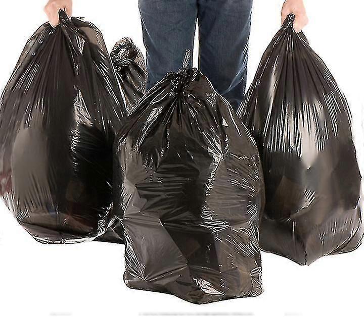 Black Garbage Bag Thickened Environmental Protection Large Plastic Bag Disposable