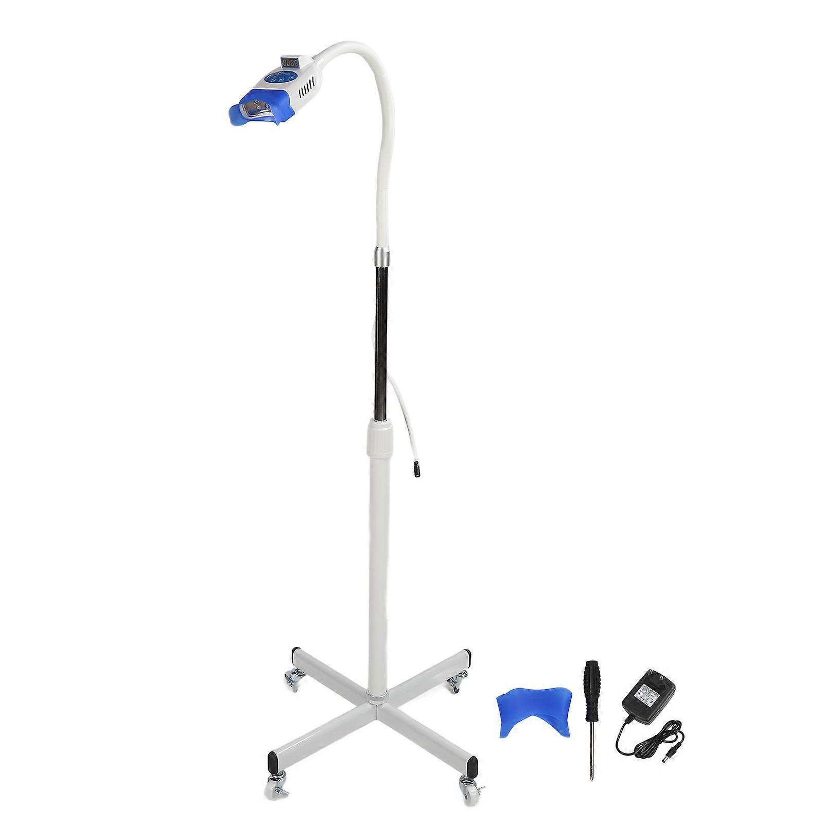 Mobile Single Color Teeth Whitening Light Floor Standing Bleaching Accelerator Lamp 110‑240V EU Plug