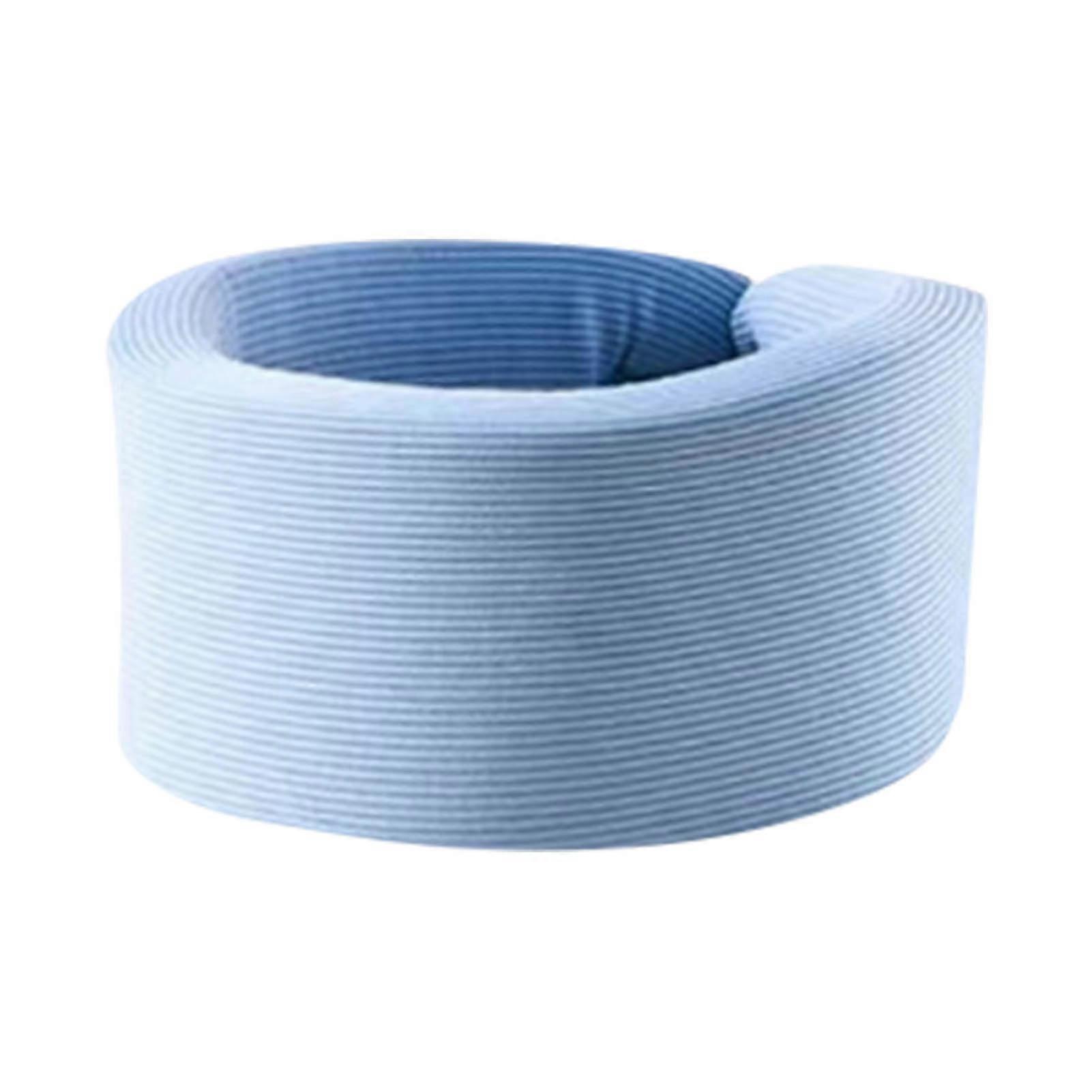 Brace Portable Breathable Neck Support Adjustable Skin Friendly Cervical Collar for Traveling Working Light Blue