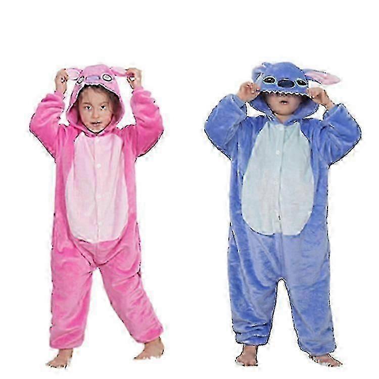 "Blue Boy Stitch Cartoon Animal Μονοκόμματες πιτζάμες, κοστούμια παραστάσεων, παιδικά ρούχα σπιτιού"