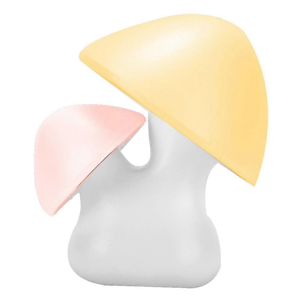 US Plug Sensor Mushroom Night Light LED Lamp Romantic Colorful(warm light)