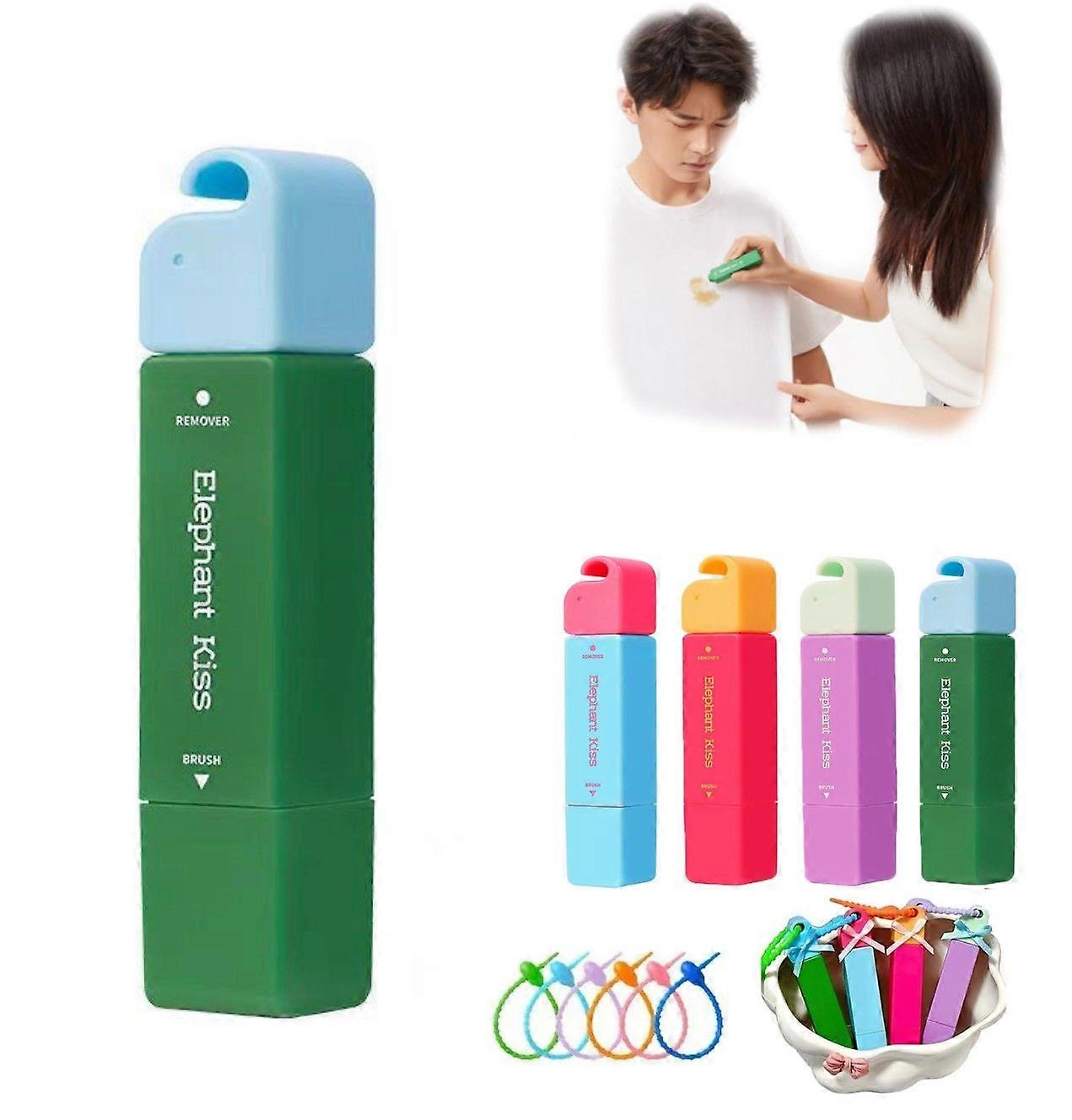 Elephant Kiss Stain Remover Pen, 3-Second Stain Remover Pen, Double Head Instant Treater Sticks for On-the-Go Cleaning, Tackles Stubborn Stains and Sa