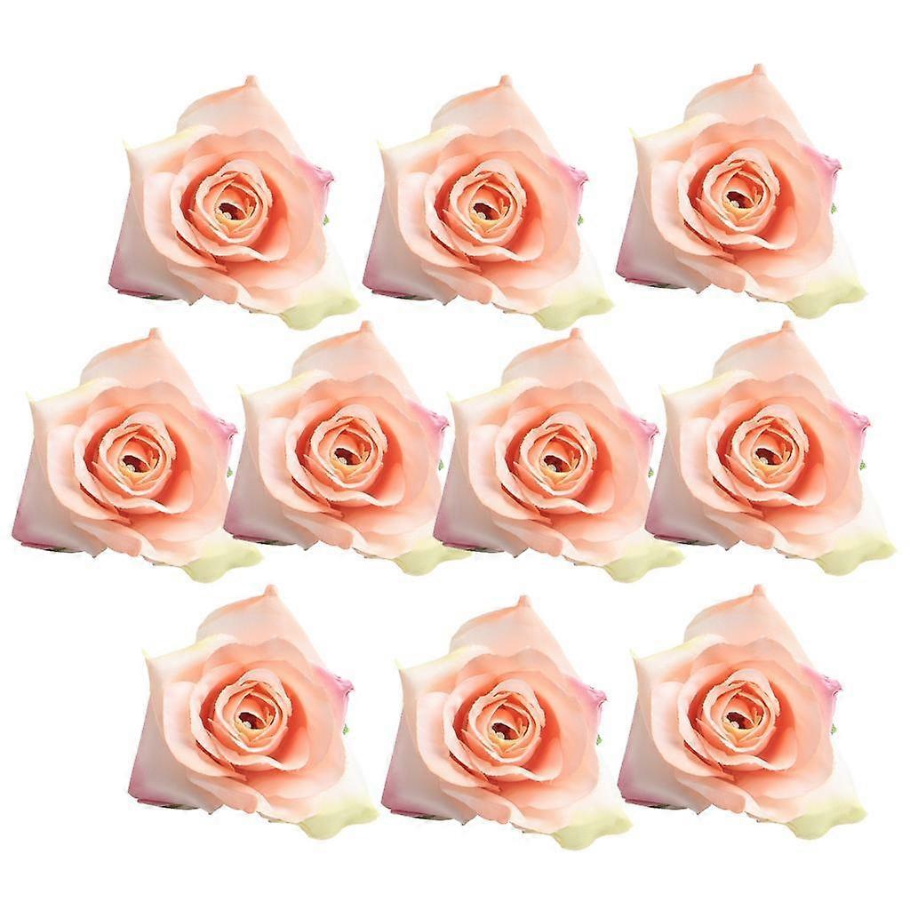 10 pezzi 5,5 cm di seta artificiale ROSE teste fiori testa per la decorazione di nozze