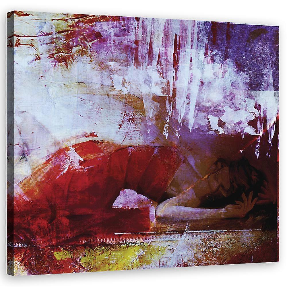 Fotoprint, Mensen - Rood - 60x60