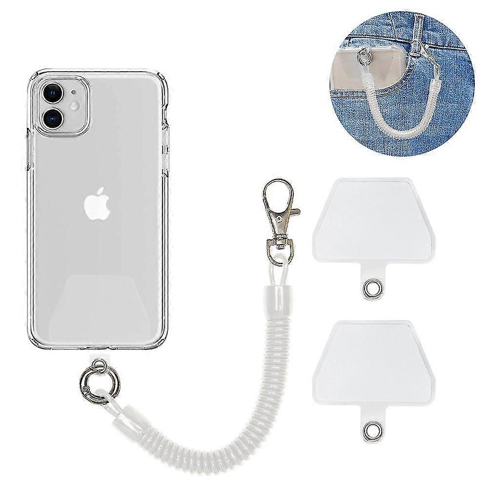 Cell Phone Lanyard Tether With Patch, Universal Smartphone Wrist Strap