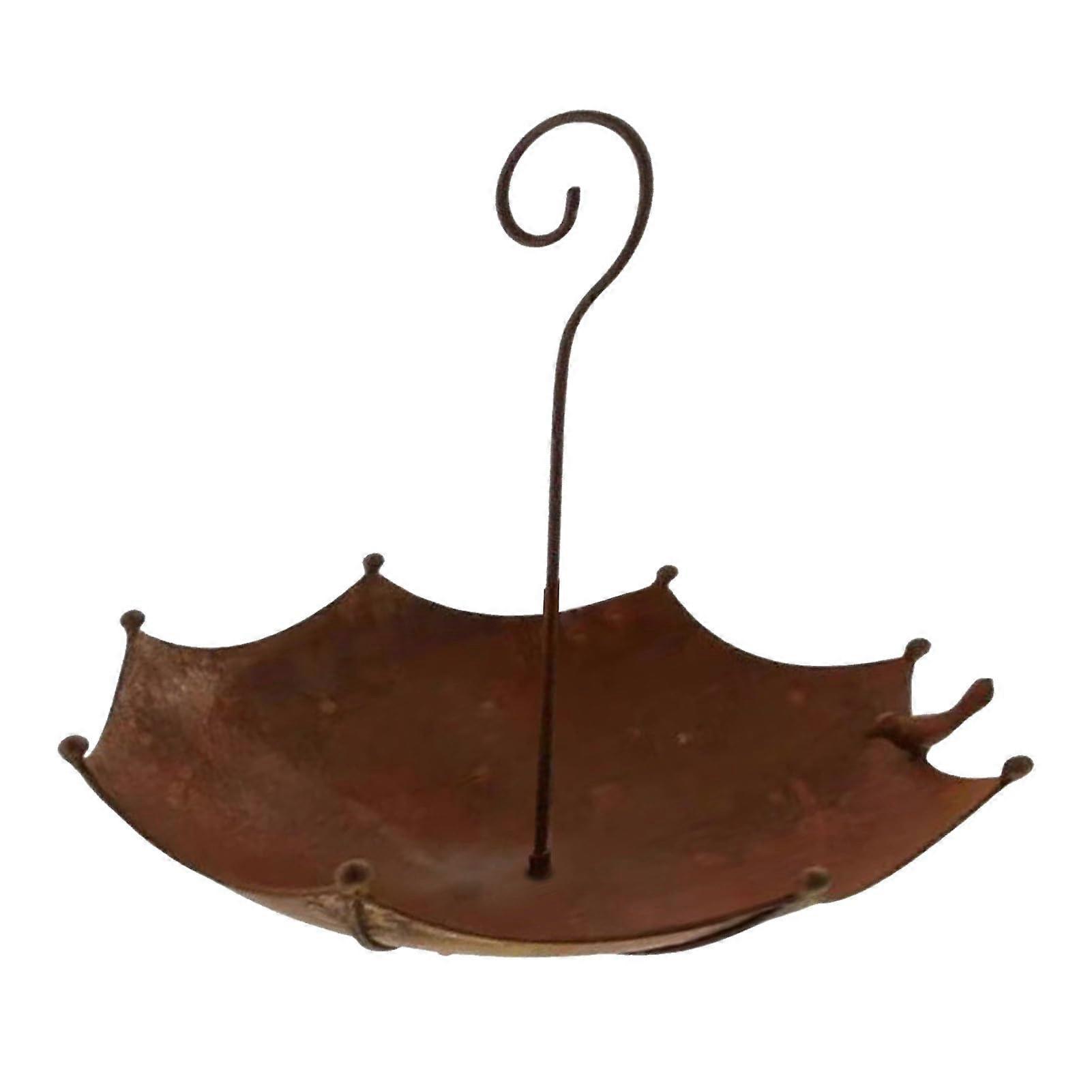 Vilde fuglefoderautomater paraply fugletrug udendørs bad hængende foderbakke paraply formet