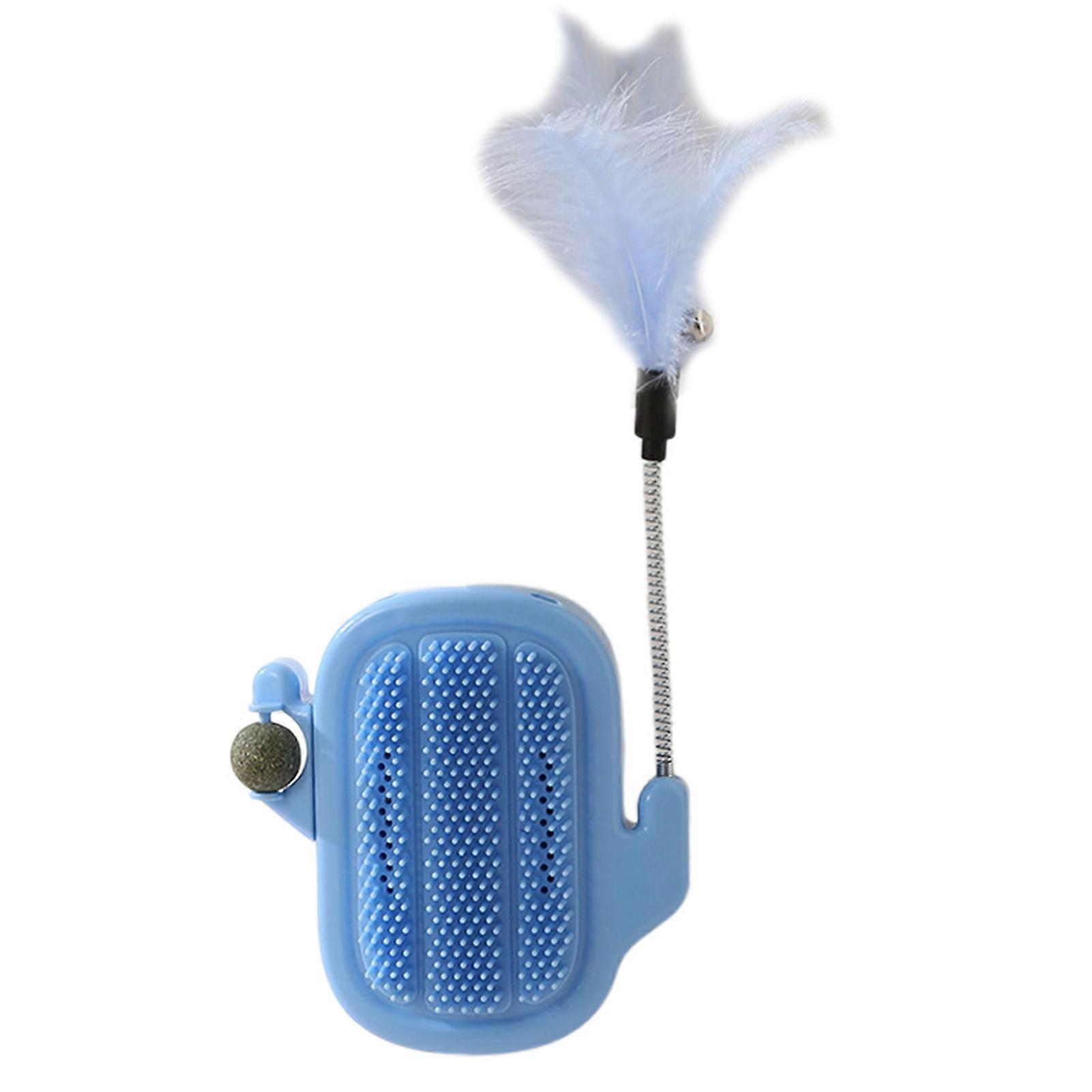 Cute Cactus Scratcher for Cats 3 in 1 Self Groomer Brush Interactive Cat Toy for Home Use Indoor