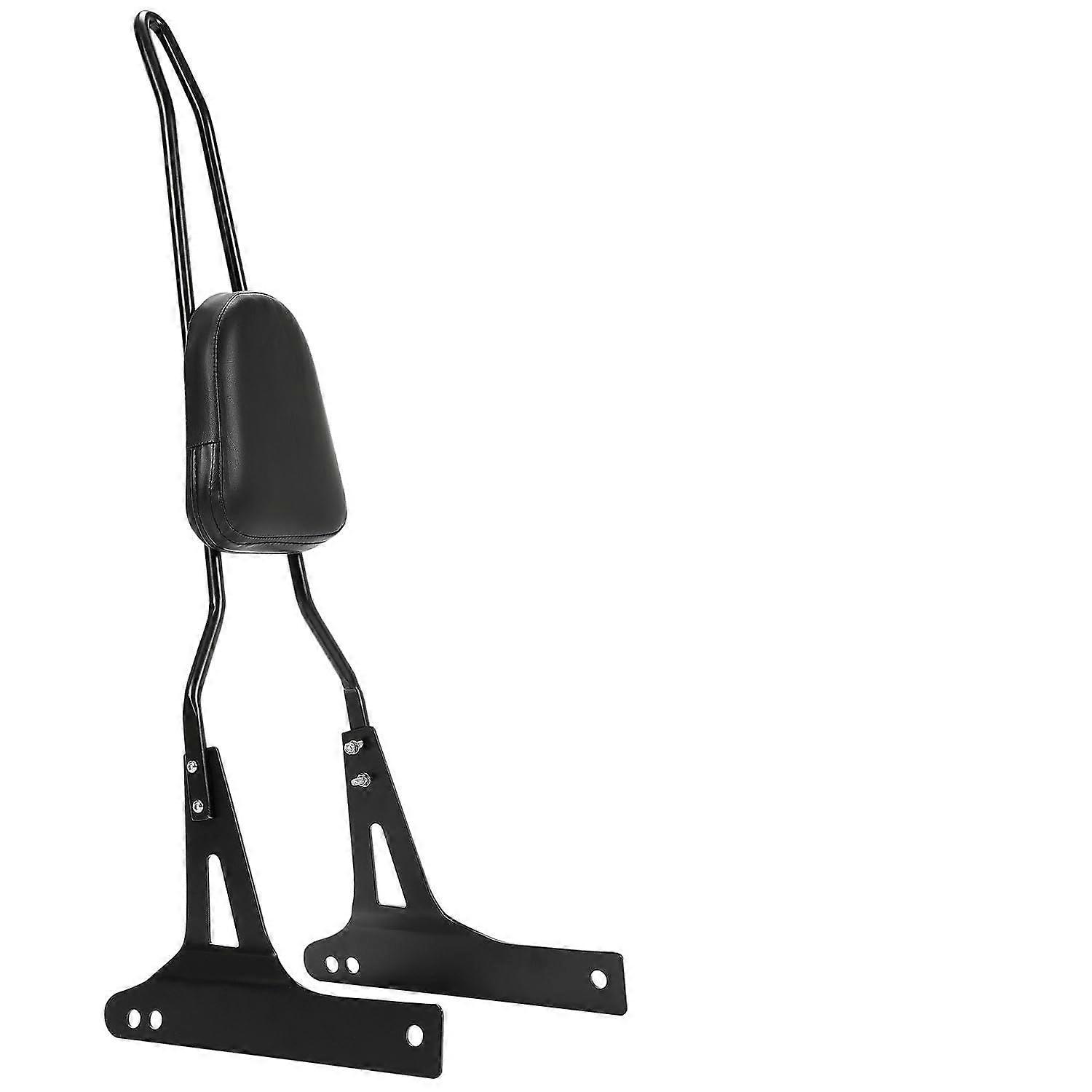 Motorcycle Backrest Sissy Bar Compatible with 2006up Harley Davidson Dyna Streetbob FXD FXDB FXDC EFI FXDBI Super Glide Custom Black Detachable