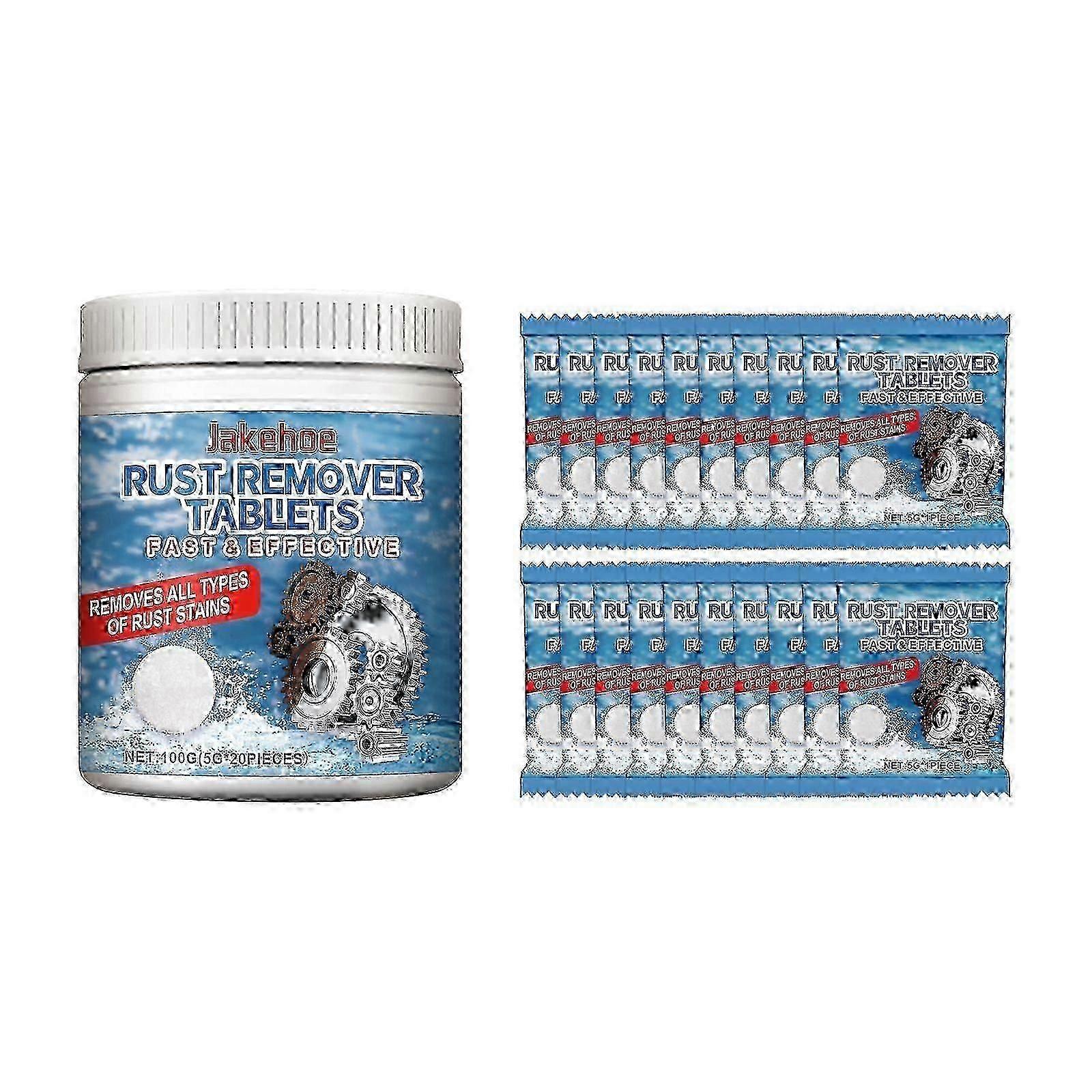 Rust Cleaning Effervescent Tablets, Kitchen Cooktop With Rust Removal Polishing Cleaning Rust Dirt Cleaning Agent