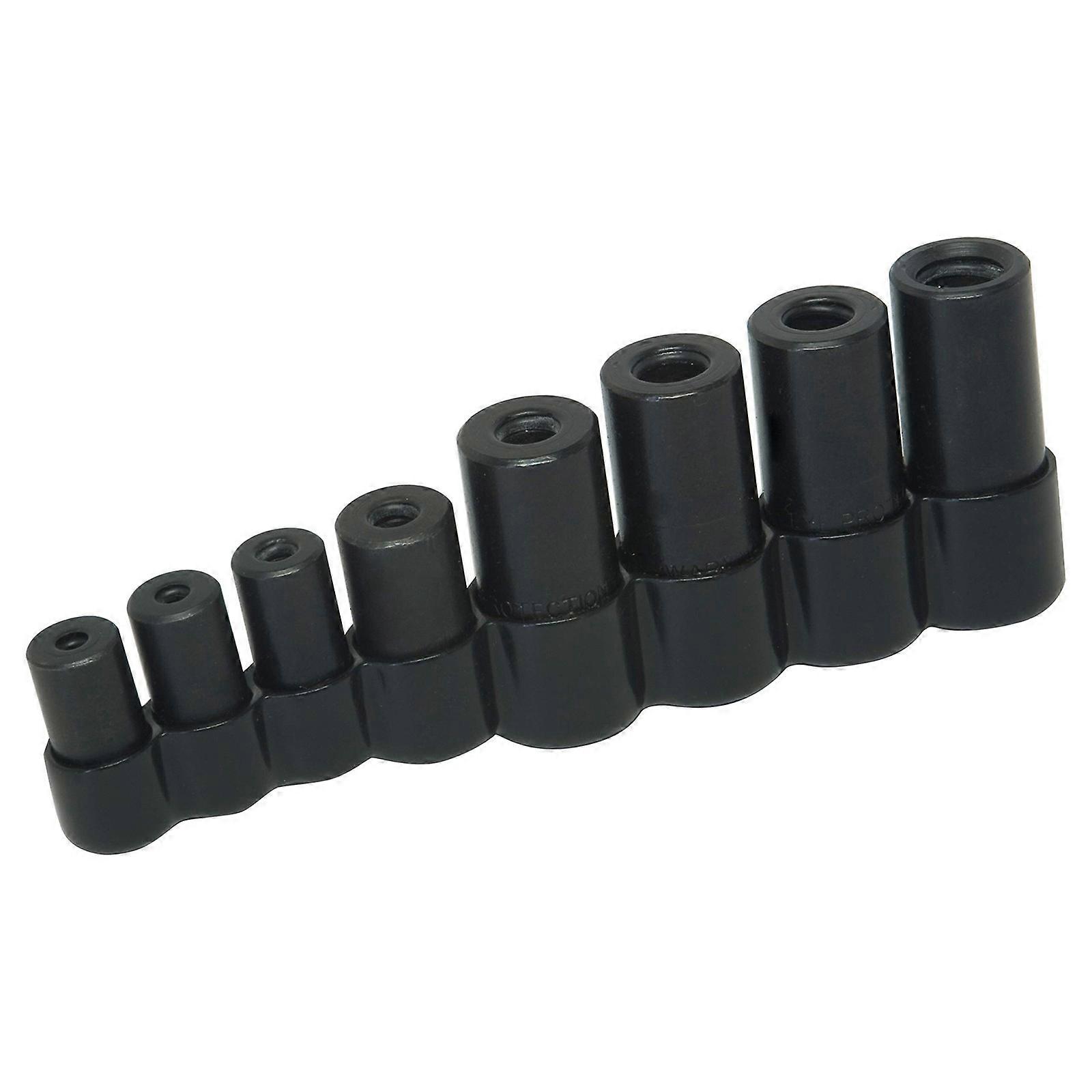 Industrial 8pcs Socket Set Heavy Duty Tap Socket Steel Threades Socket Set Upgrades Suitable for Narrow Work Areas