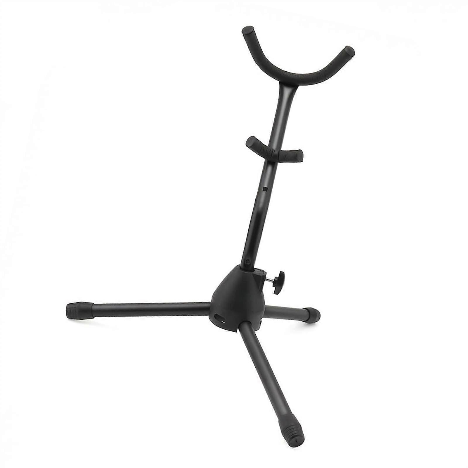 Professional Tubular Construction Folding Saxophone Tripod Floor Stand Holder Alto Sax Rack Accessories Saxophone Replacement Parts