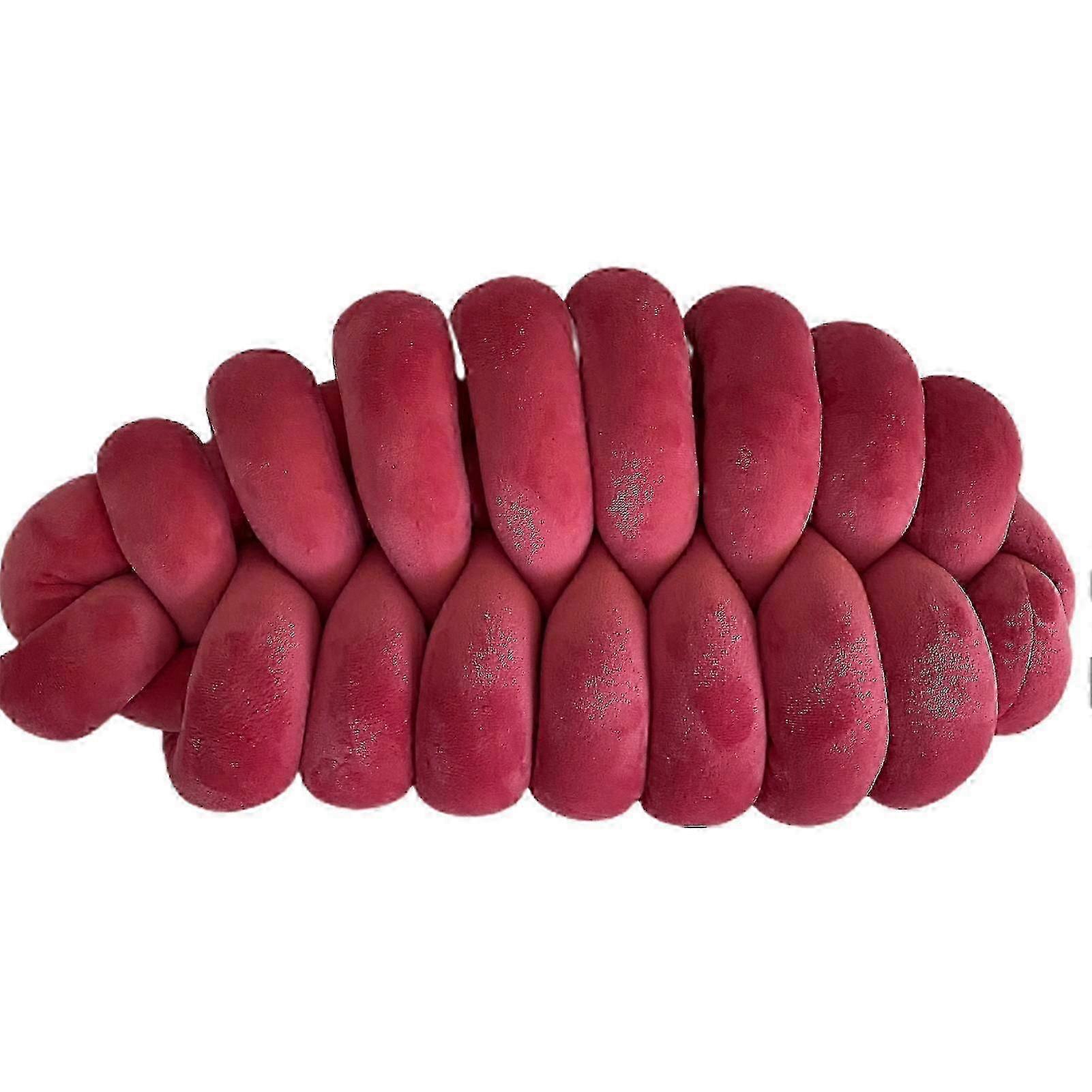 Soft Solid Color Breathable Spandex Ultra-Thick Decorative Lumbar Pillow for Bed Sofa Home