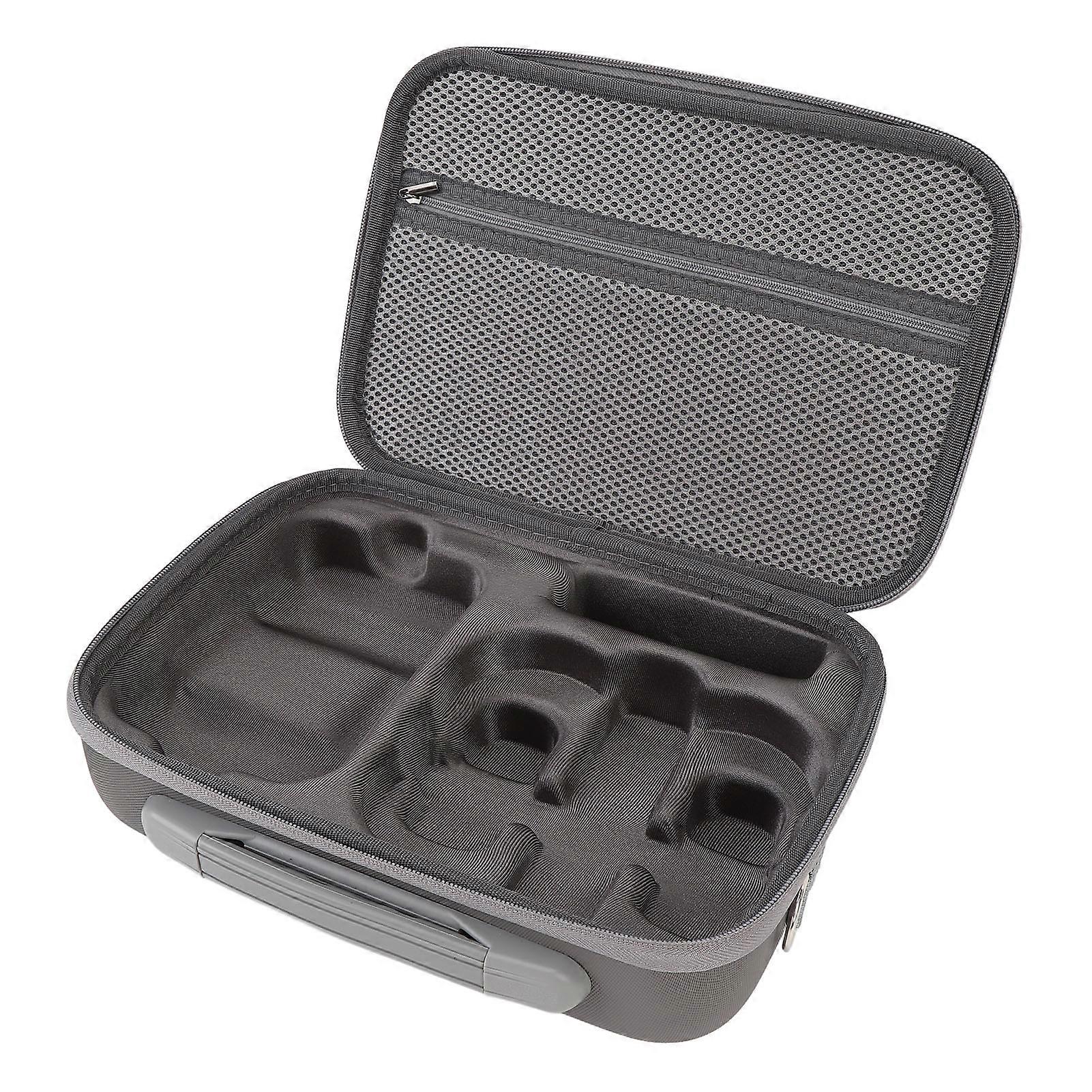 Drone Storage Bag PU Carrying Case with Shoulder Strap for NEO Drone and Accessories Gray 