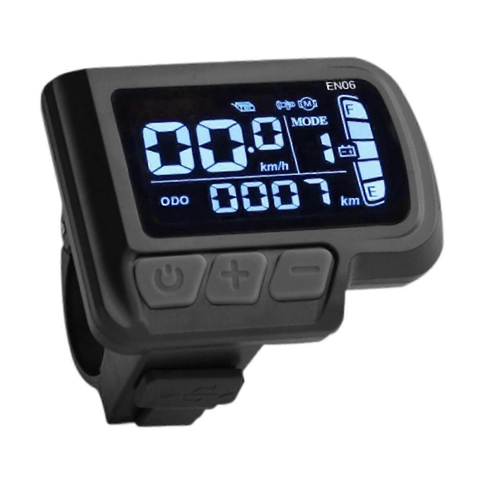 Mini-LCD-Display-Messgerät für Elektrofahrräder und -roller - Vielseitiges Fahrradcomputer-Panel