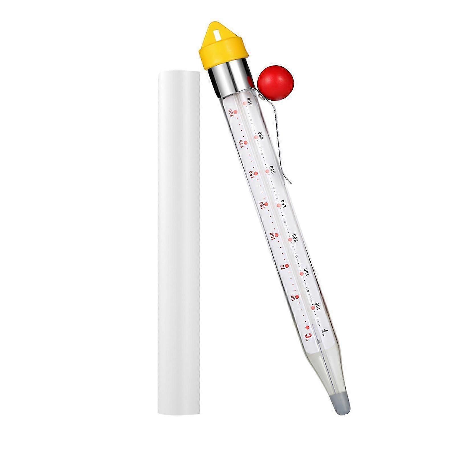 Instant-Read Candy Thermometer Suitable for Use with Various Cooking Brands Featuring a Secure Clip
