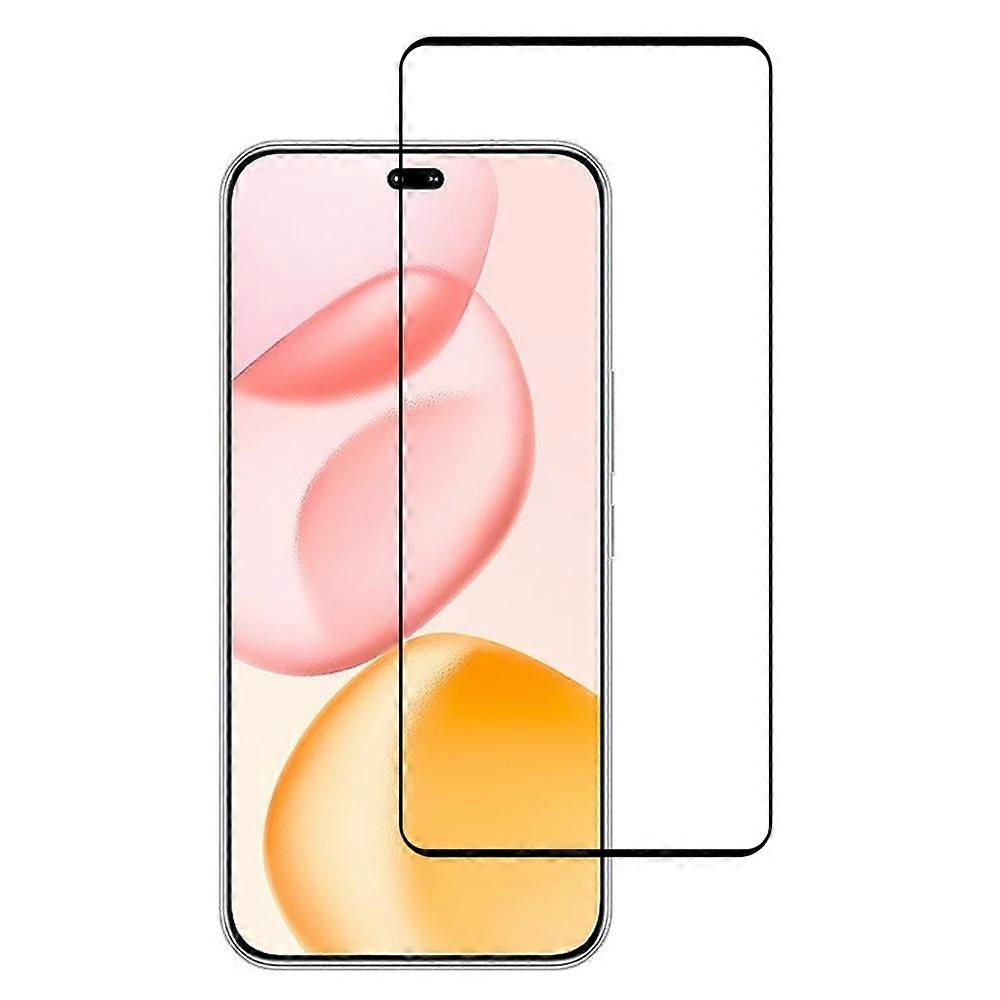 Honor 400 Pro 5G(グローバル)シルク印刷スクリーンプロテクター3D高アルミニウム-シリコンガラスフィルムに対応