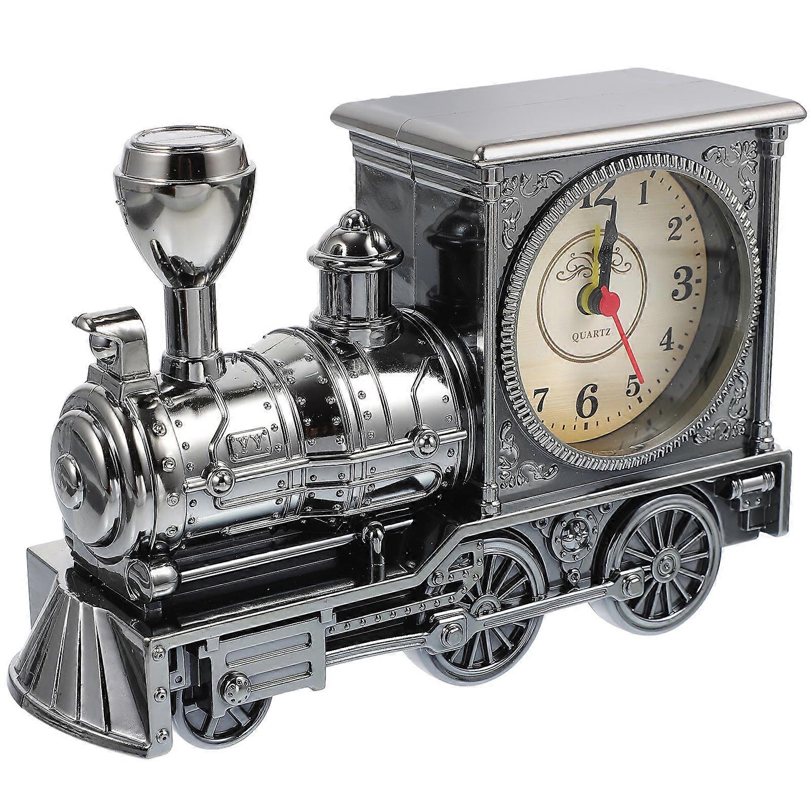 Desk Organizer Essential, Robust Clock with Classic Retro Charm