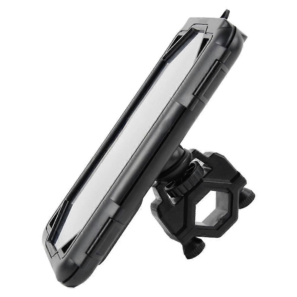 Firm Motorbike Phone Support, Versatile Compatibility with Handlebars