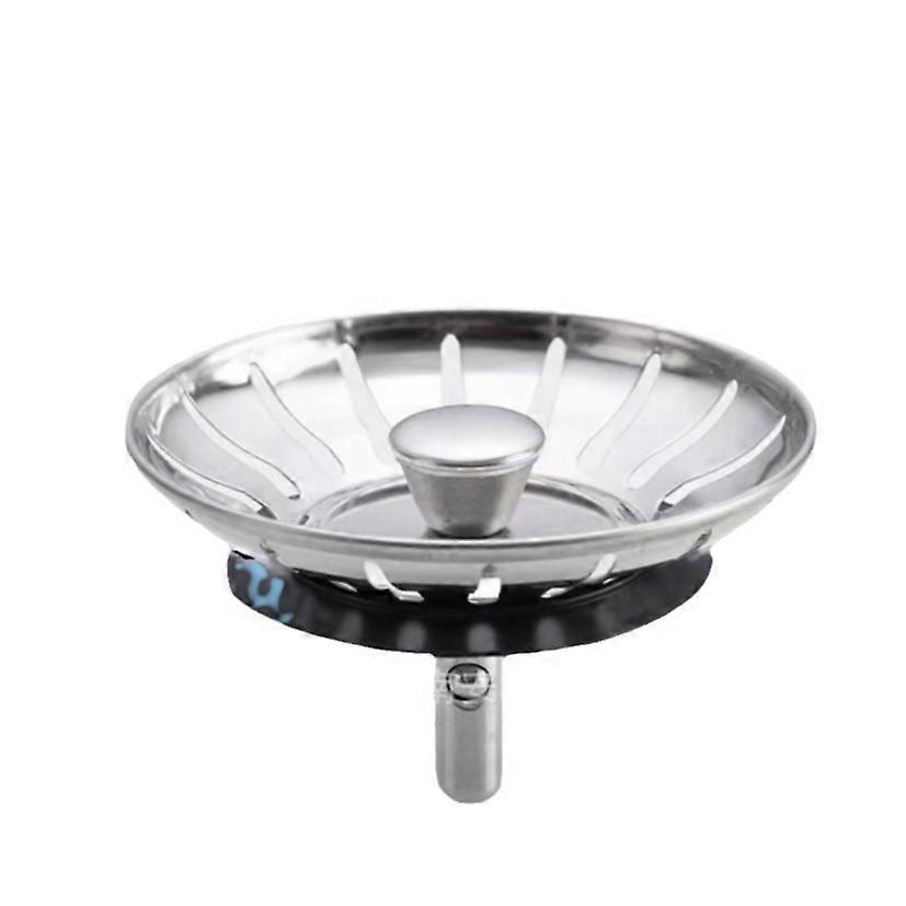 Sink strainer - drain plug - sink stopper - Drain stopper Basket plug Strainer - Sink stopper for Drain Washbasin - Drain plug - 78mm - Stainless ste