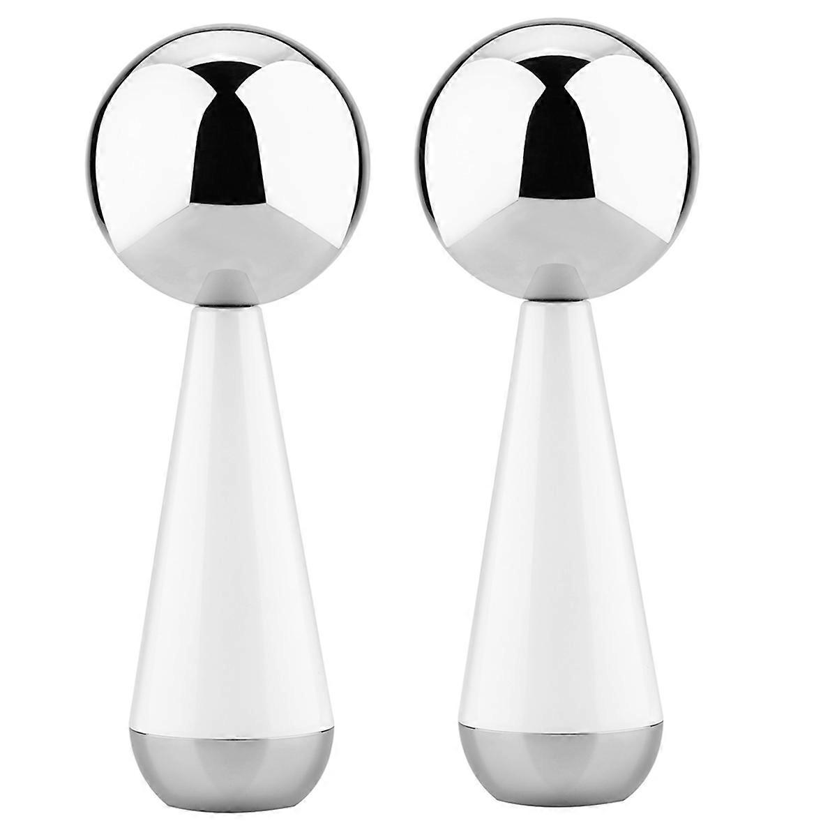 Ice Globes for Facials 360 Rotating Unbreakable Steel Ice Globes Ice Roller for Face and Eyes Skinc