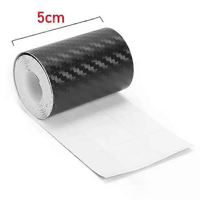 Nano Carbon Fiber Car Sticker DIY Paste Protector Strip Auto Door Sill Side Mirror Anti Scratch Tape Waterproof Protection Film