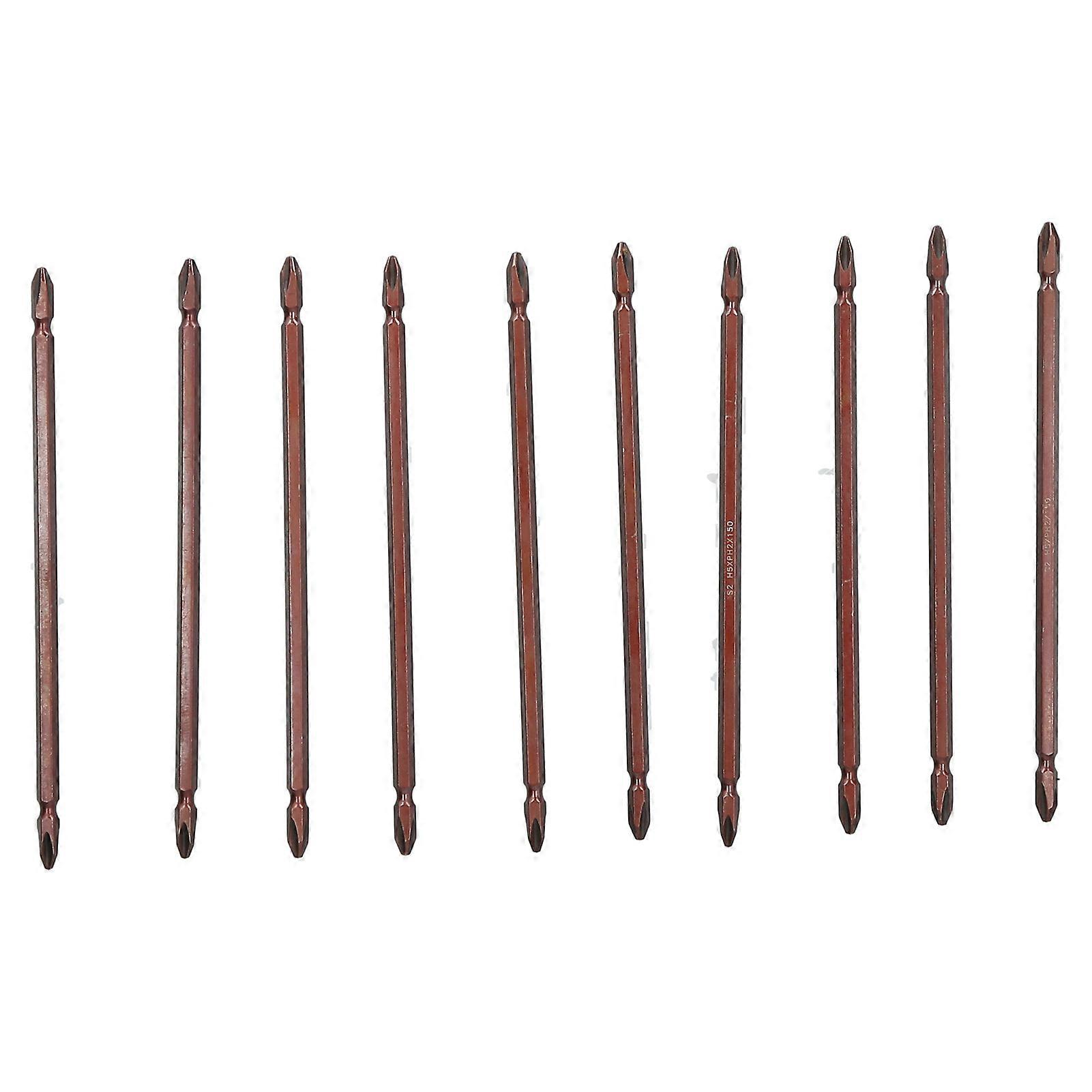 PH2 Phillips Screwdriver Bit Set Double-ended Design, Hexagonal Shank