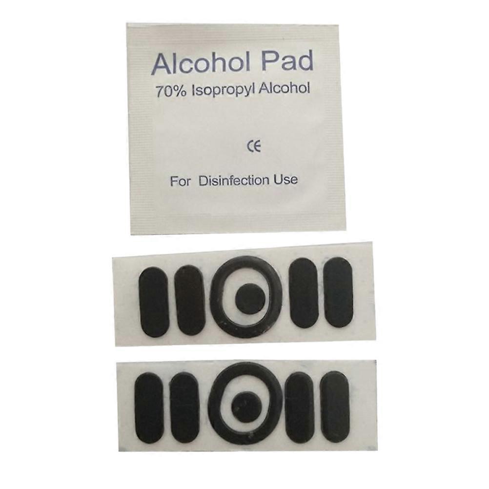 Black Plastic Mouse Feet Replacement for Computer Use 2 Sets Increase Fluency Reduce Friction