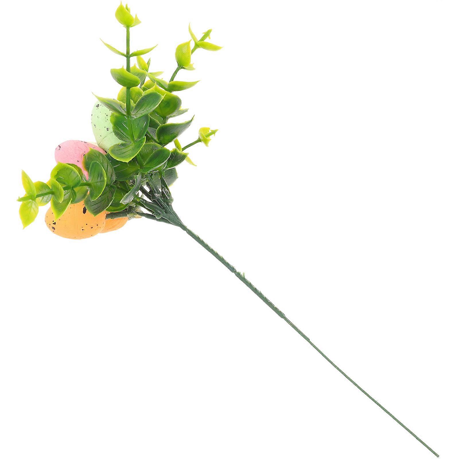 Branch Decor Egg Decoration Realistic Style For Easter Events 22CM 1Pcs