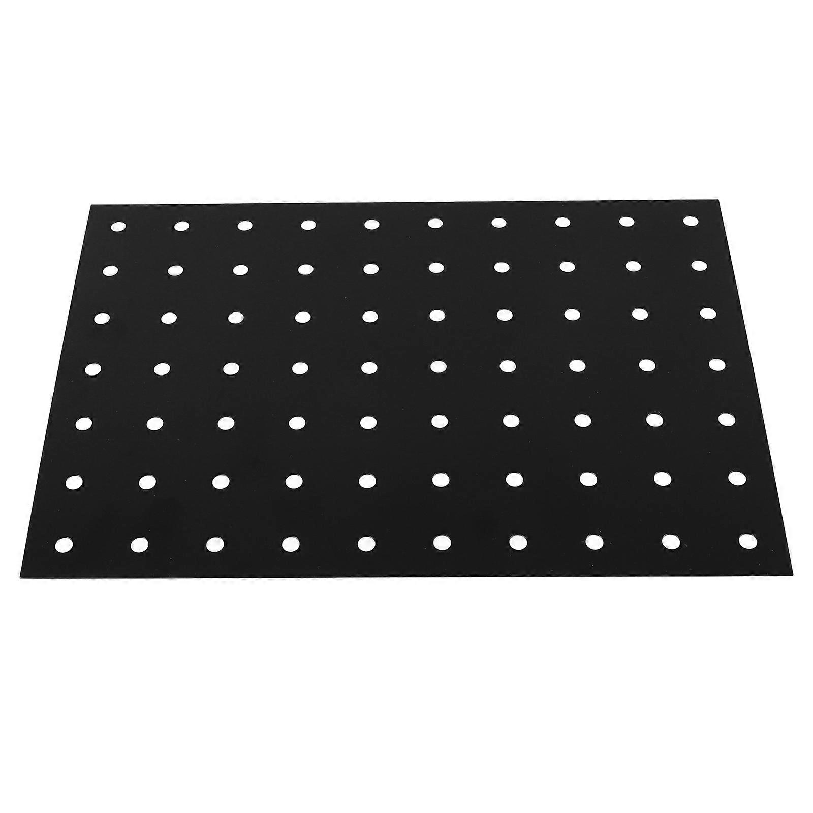 Pegboard Panel Wall Organizer for Tool Storage, Wall Mounted Tool Board for Garage Workshop, Space Saving Vertical Storage with Flexible Hooks