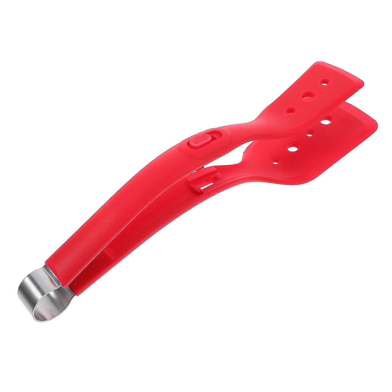 Food Clip Stainless Egg Spatula Flipper Multi-Functional Spatula And Food Clip For Grilling Outdoor Grilling 1Set