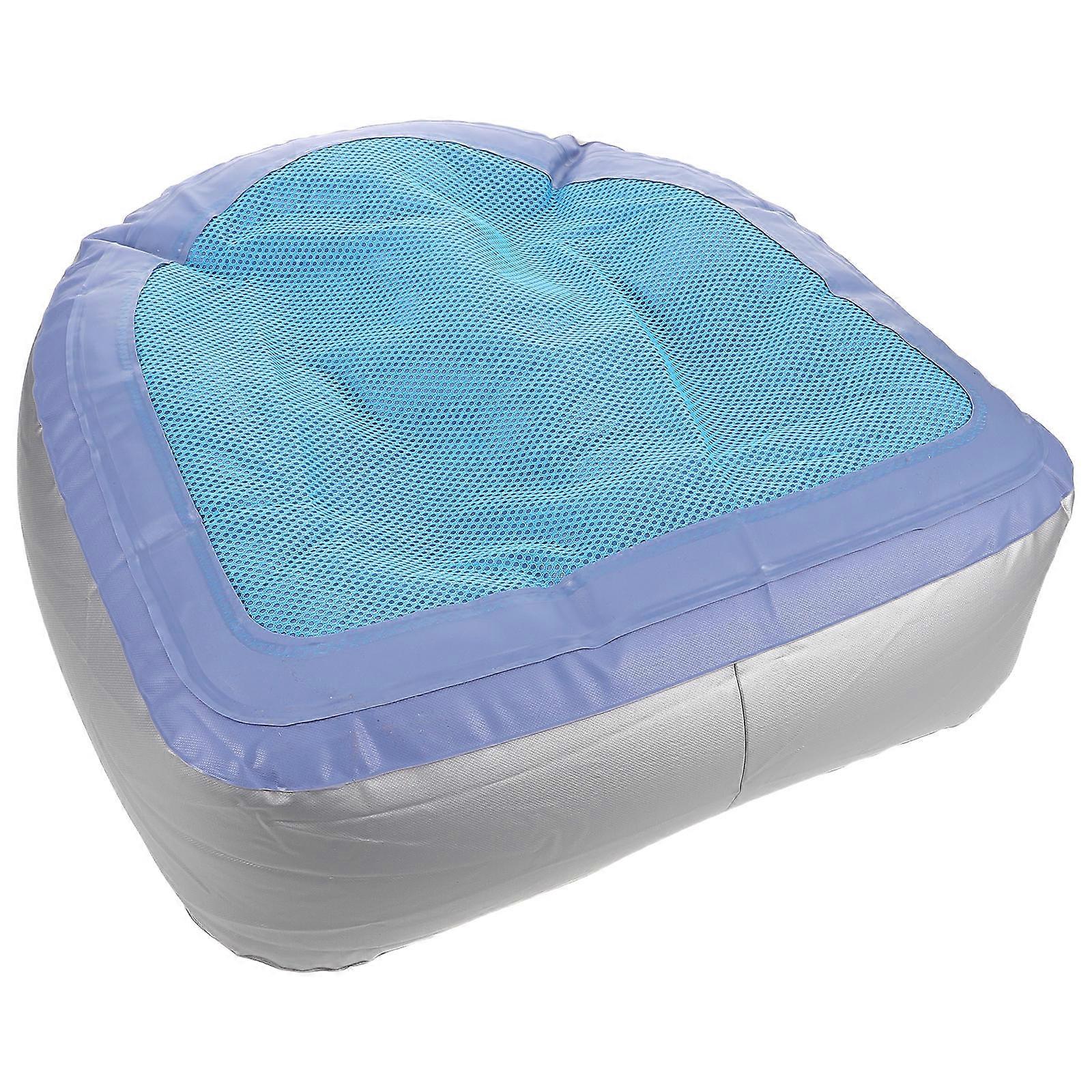Portable Inflatable Bath Pillow for Comfortable Bathtubs Use Durable Spa Cushion Travel Friendly Inflatable Seat for Bathing Support