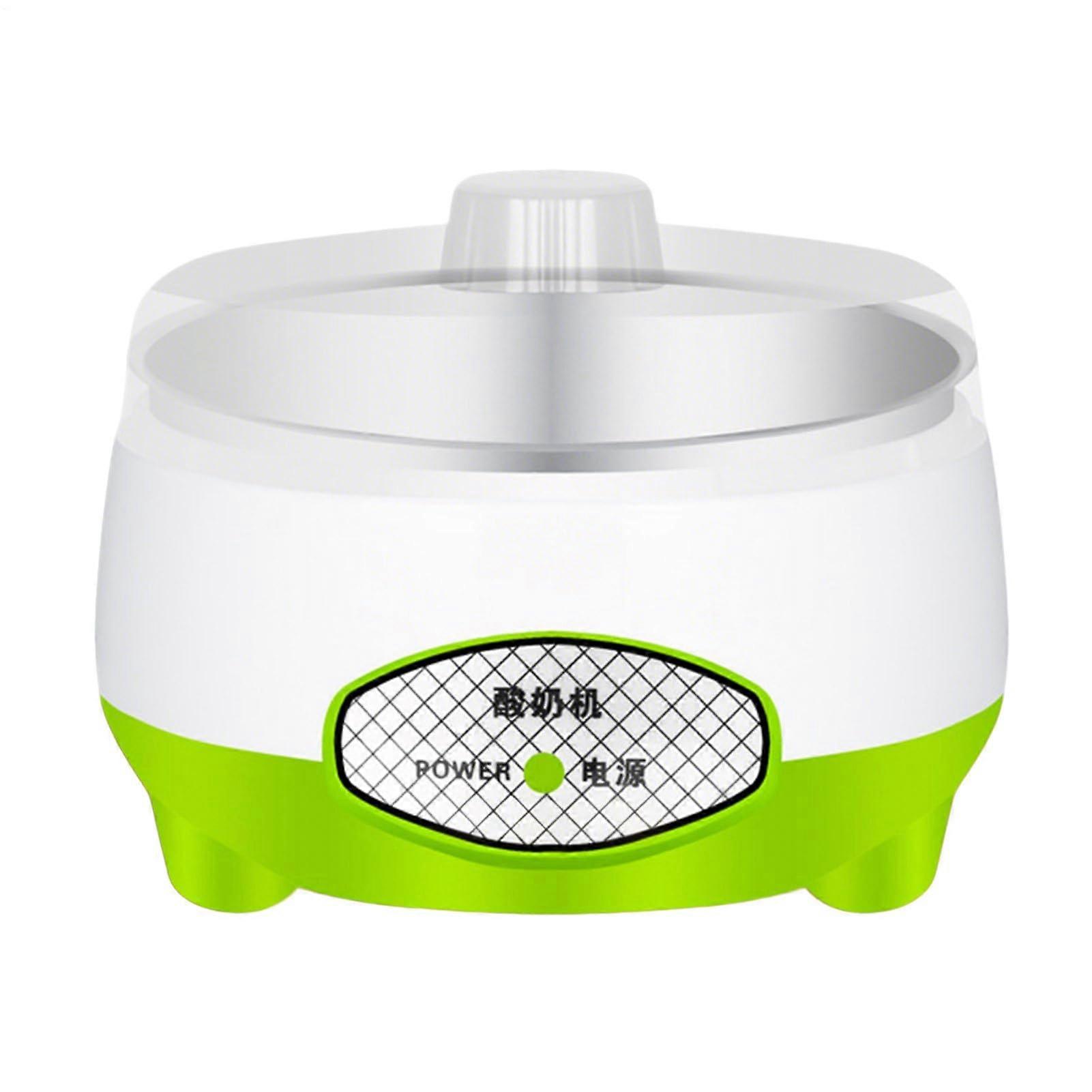 yogurt maker, automatic, adjustable temperature, 1.2L professional low noise EU Green