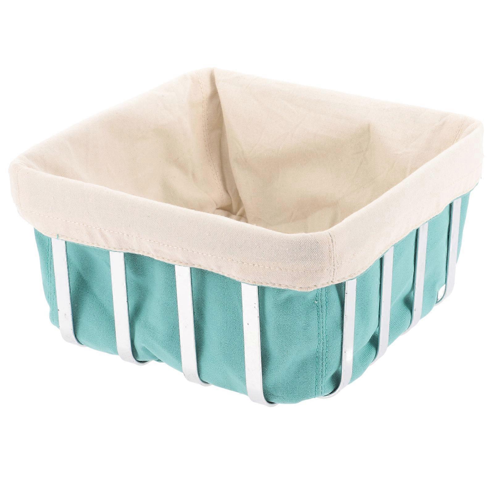 Bread Storage Basket Snack Basket For Closet Nordic Style Fabric Material Home Use 1Pack