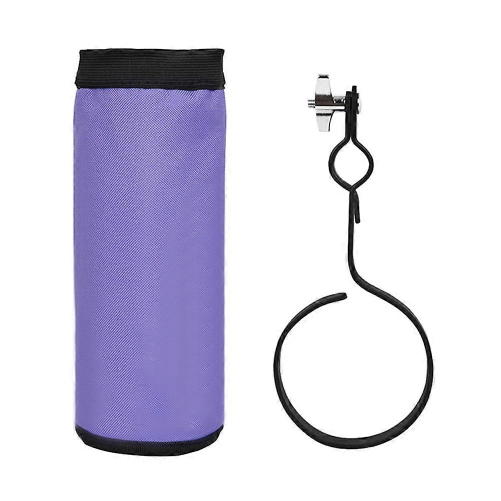Sturdy Portable Drumstick Holder with Clamp – Durable Storage Bag for Convenient Drumstick Carry and Organization – Universal Design for All Drum Kits