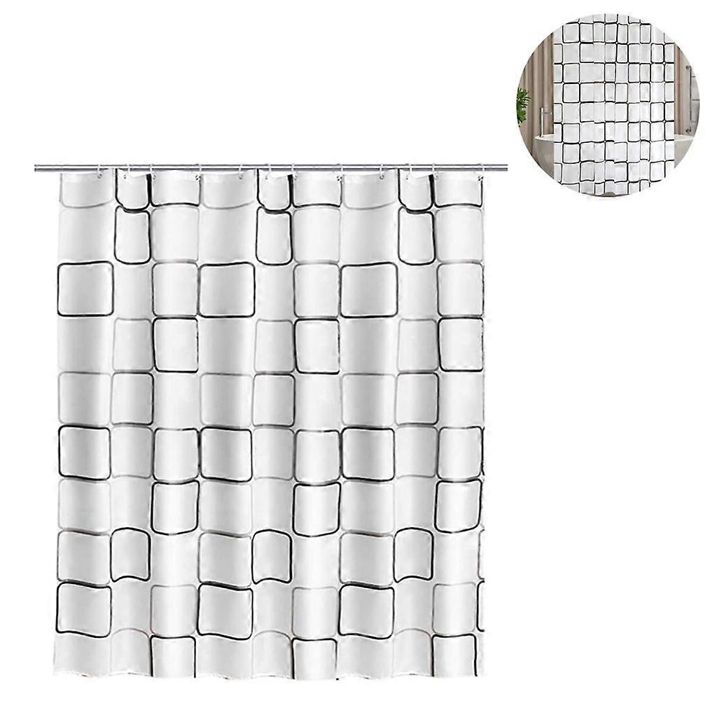 Shower curtain Shower curtain 180*200 cm with mesh ring