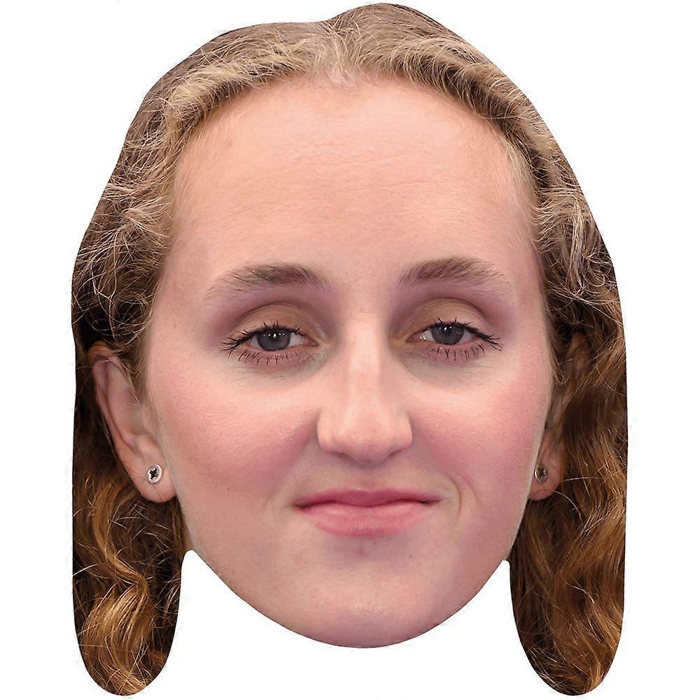 Maya Weug (Smile) Celebrity Mask, Flat Card Face