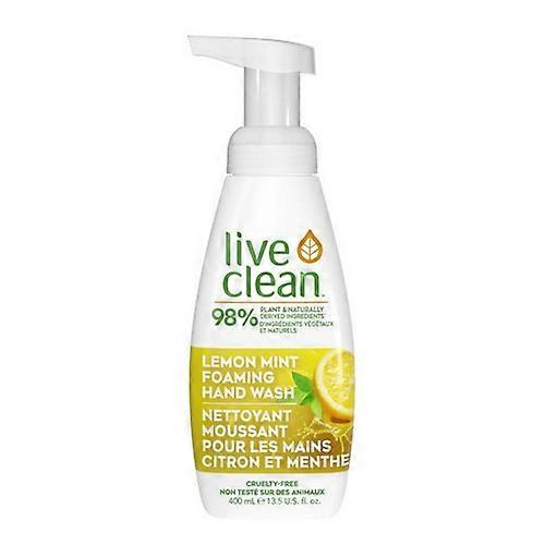 Live Clean Lemon Mint Foaming Hand Soap, 400 Ml