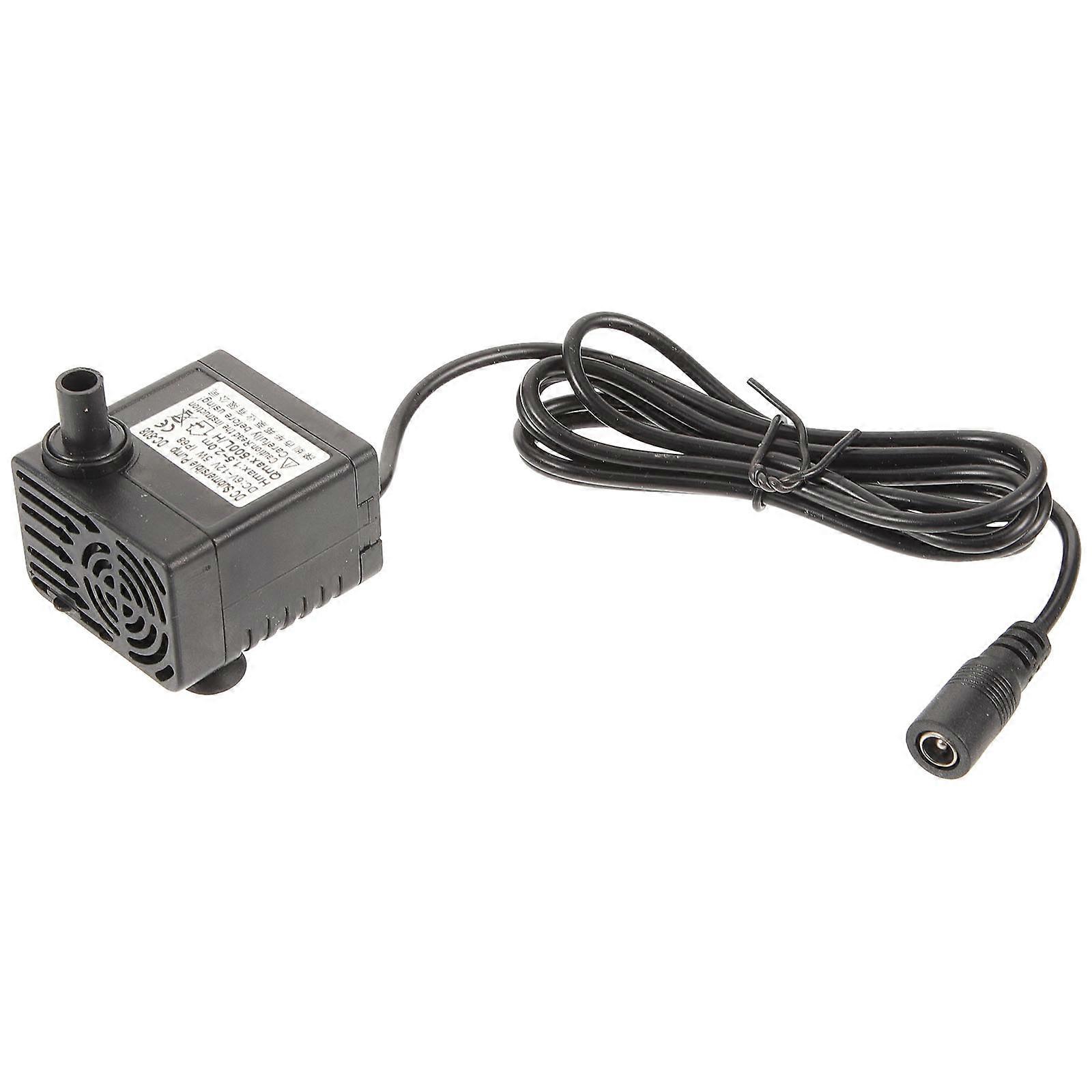 DC Solar Submersible Pump with Motor, Low Noise Household Booster Pump for Garden Fountain and Outdoor Water Pressure Boosting, Compact Lightweight