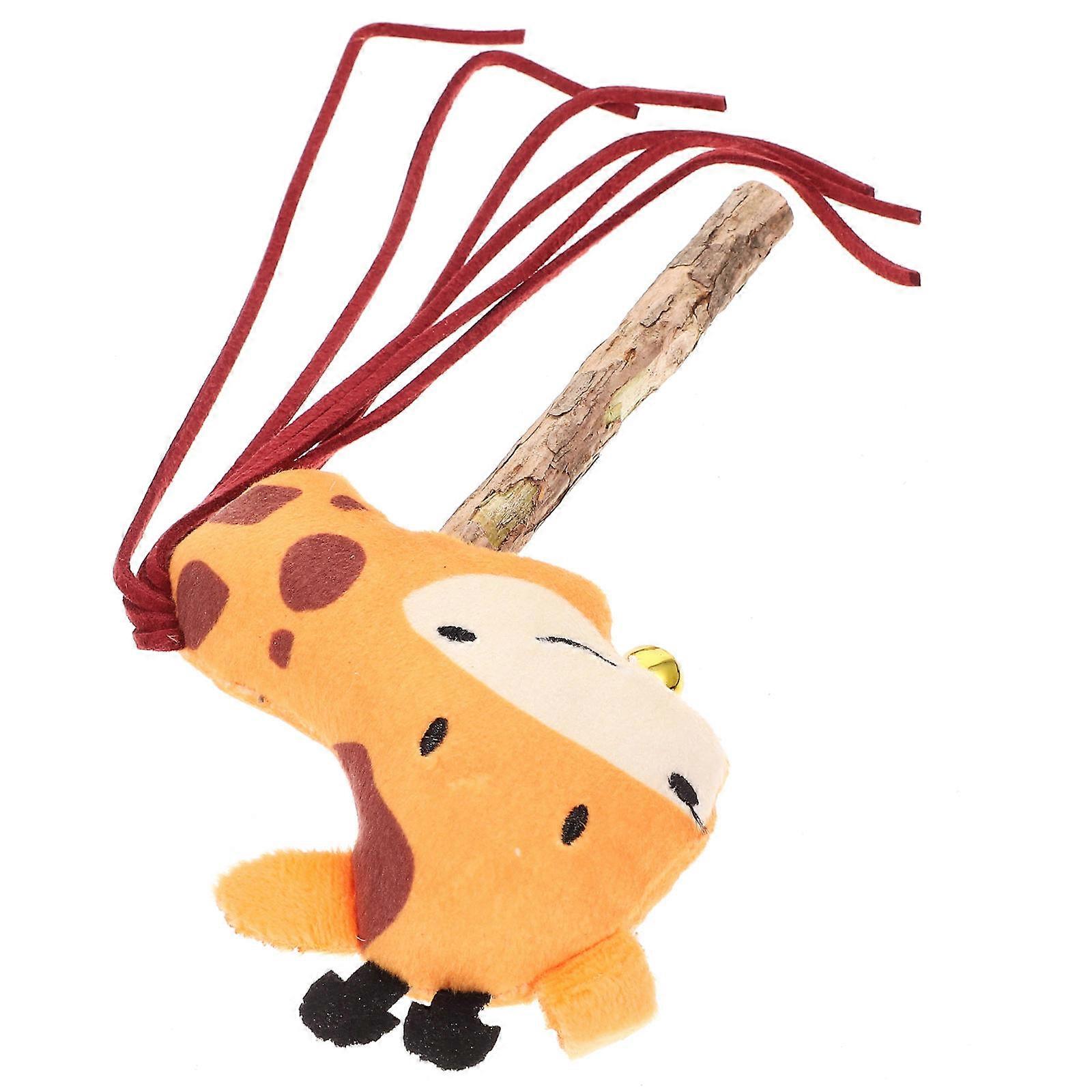Kitten Teaser Stick Toy Entertainment Cat Owners Catnip Infused 3.9X0.8X6.7in 1 Set