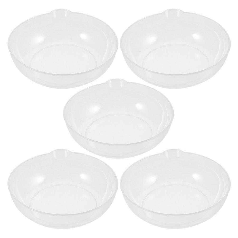 Round Tray Weighing Small Objects Baking 18.50X17.50X5.50CM 5Pcs