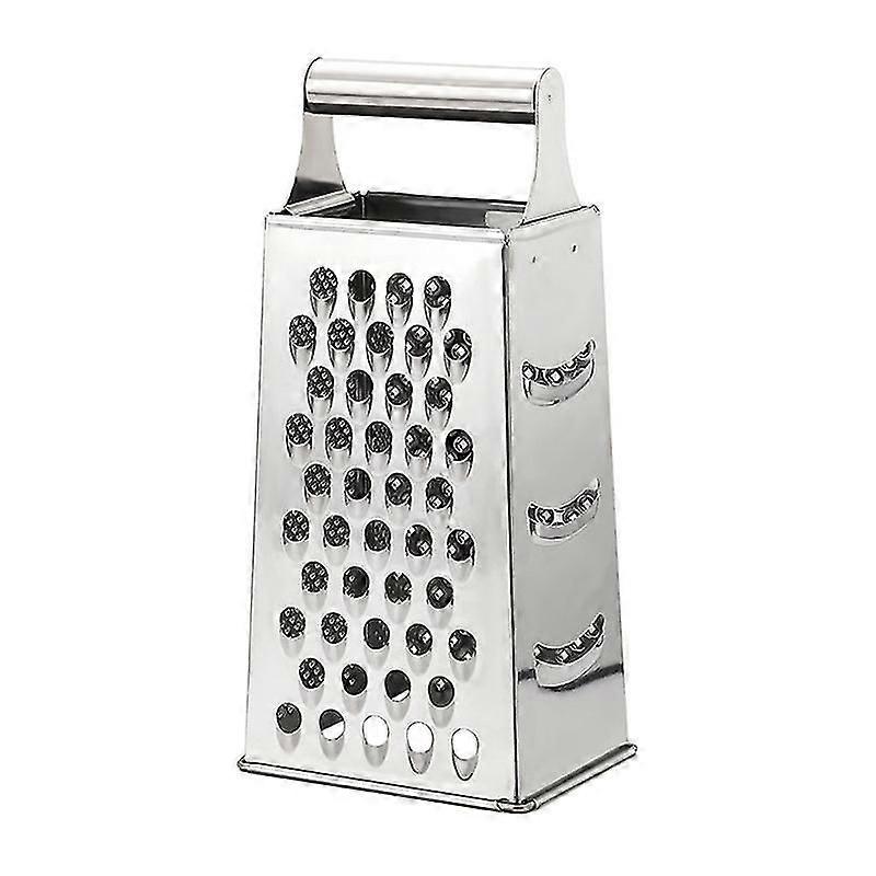 Robust Stainless Steel Cheese Grater, Square Grater
