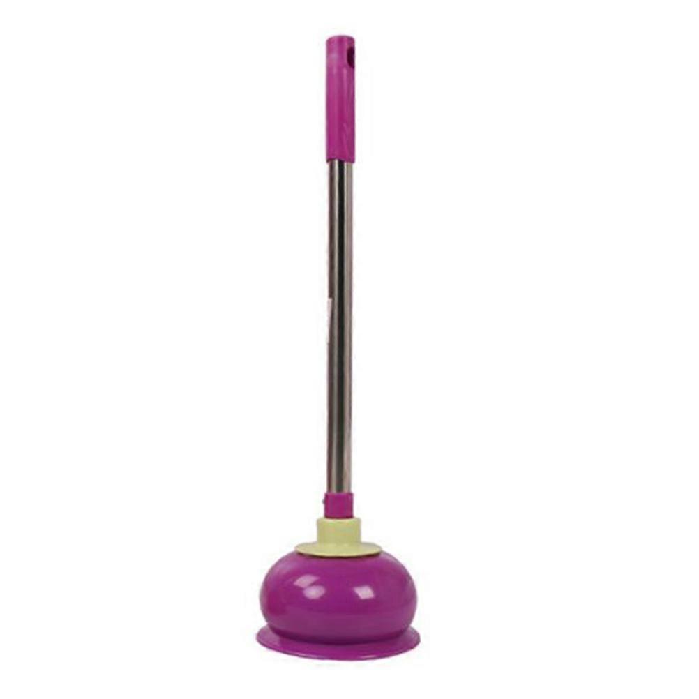 Plunger For Toilet Heavy Duty Unclog Blockages Bathroom Cleaning 55x15x15cm Stainless Steel 1Set