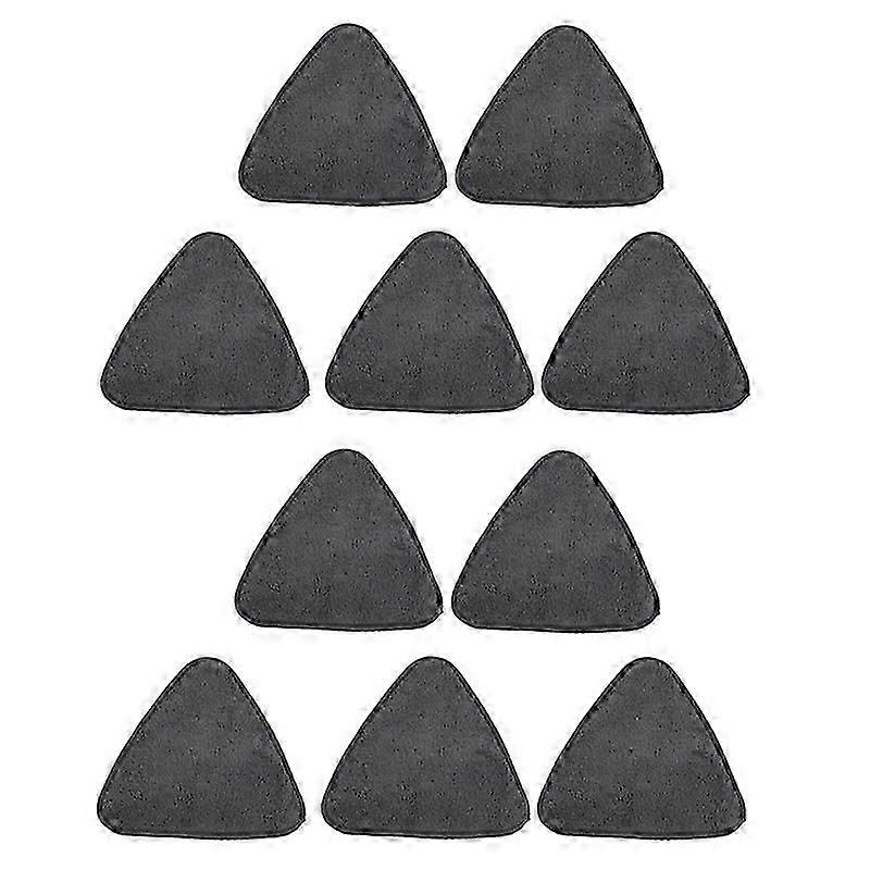 2025 Latest Model 10PCS Triangle Microfiber Cloth Dust Mop Replacement Head Pads