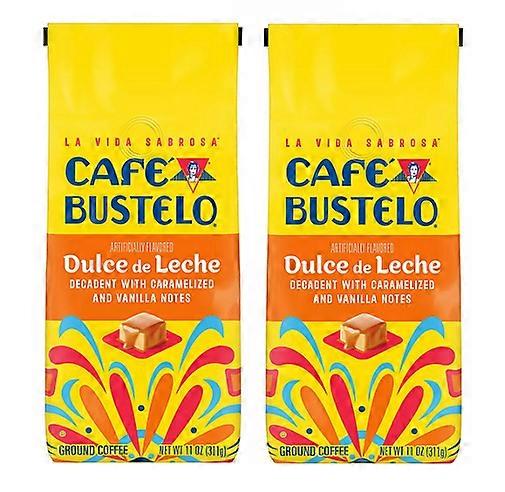 Cafe Bustelo Dulce de Leche Ground Coffee 2 Pack