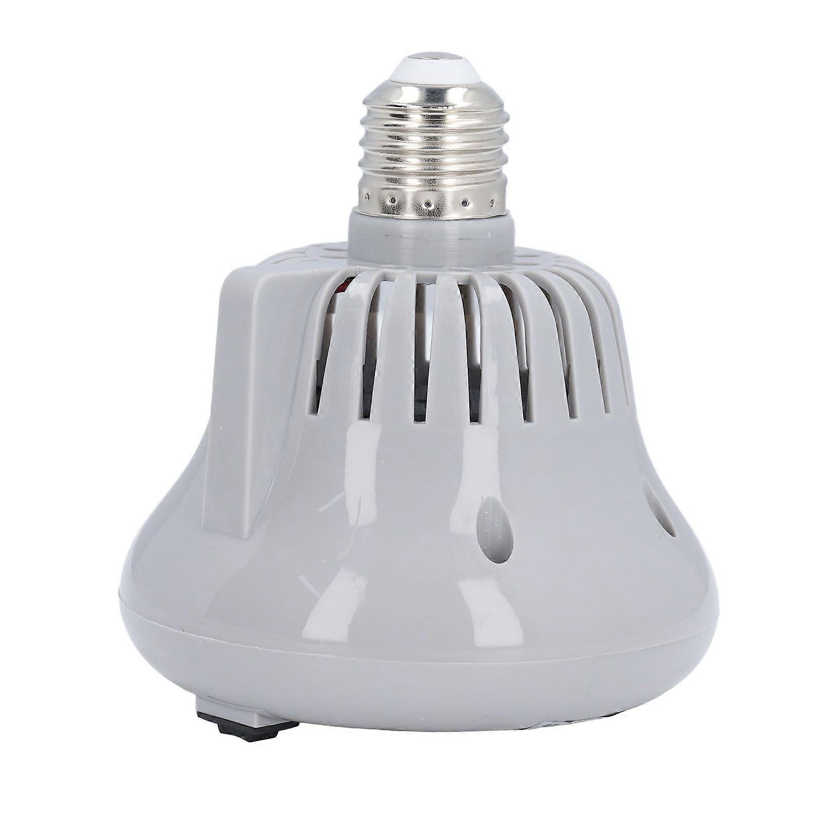 Chicken Coop Heater Lamp E27 Adjustable Temperature Overload Protect Pet Heater Lamp for Ducks Poultry Bearded Reptiles Grey